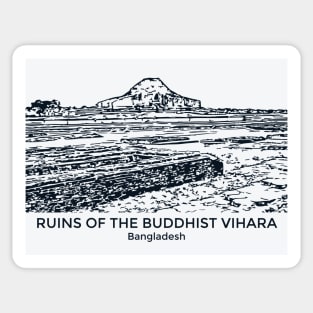 Ruins of the Buddhist Vihara - Bangladesh Sticker